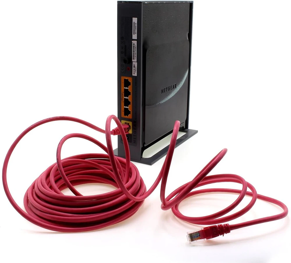 Cat6 Ethernet tinklo kabelis 1000 Mbps, 100m