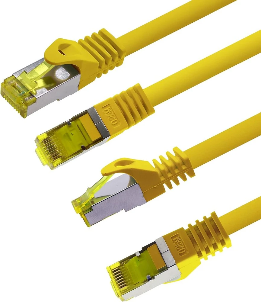 Cat.7 Ethernet tinklo kabelis su Rj45 jungtimis, 10 Gb/s, 1m
