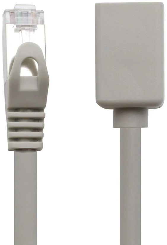 Cat7 tinklo kabelio prailgintuvas 3m, pilkas, 10 Gb/s