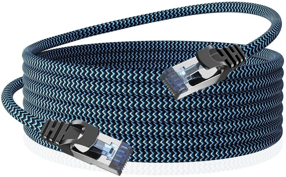Cat8 tinklo kabelis, 30m, Rj45, 40 Gbps, 2000 Mhz
