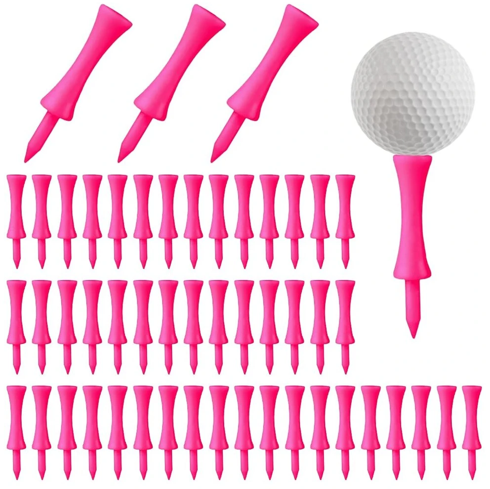 Cator golfo kamuoliukų laikiklių rinkinys, 50 vnt., plastikinis vairuotojas, 57 mm, vertingas golfo kamuoliukų laikiklių rinkinys, plastikinis golfo kamuoliuko laikiklis, ilgas plastikinis aukščiausios kokybės patvarus gradacijos pilies laikiklis