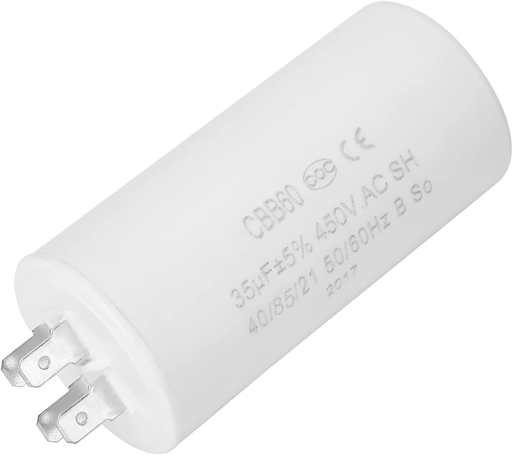 Cbb60 35uf 25. 70. 21, Cbb60 kondensatorius 35uf, kondensatorius Ator 35 µf Cbb60 aplinkai nekenksmingas 4 kontaktų variklio paleidimo kondensatorius 450v 35uf 0.2 prietaisams