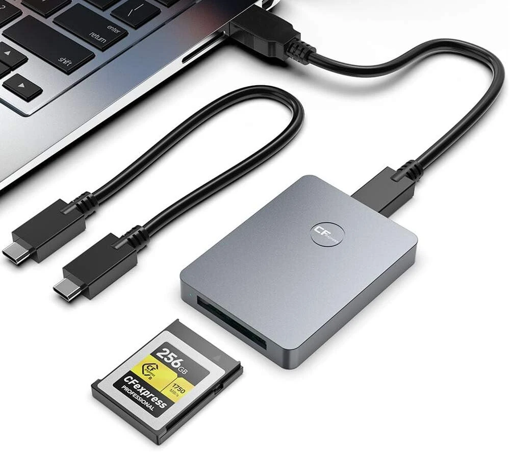 Cfexpress kortelių skaitytuvas, 10gbps Usb 3.2 Gen 2, Type B