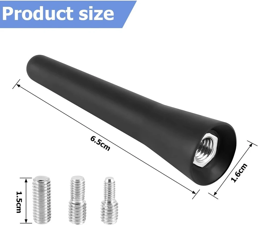 Cgeamdy Automobilio Antena 6.5 cm - Universali Radijo Stogo Antena