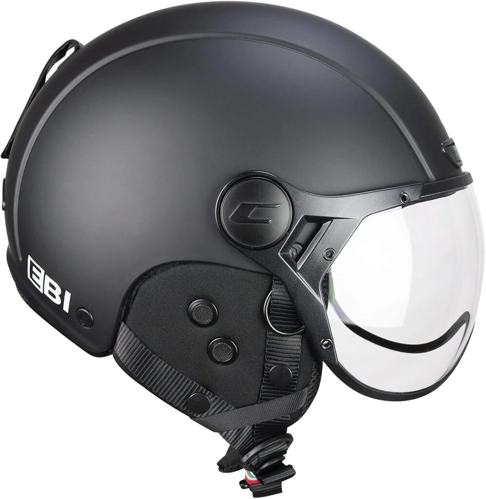 Cgm ebi unisex slidinėjimo šalmas suaugusiems, matinė juoda, xl (60 cm)