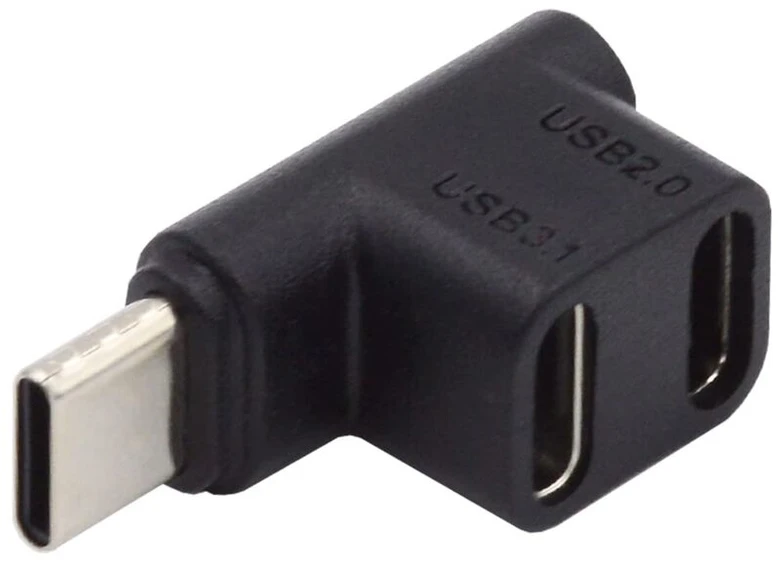Chenyang 2 viename Usb-c 1 kištukas į 2 lizdus 10gbps Pd100w 4k60hz skirstytuvo adapteris, skirtas Hdtv/kietajam diskui/klaviatūrai/pelei, palaiko Steam Deck aušinimą ir įkrovimą vienu metu