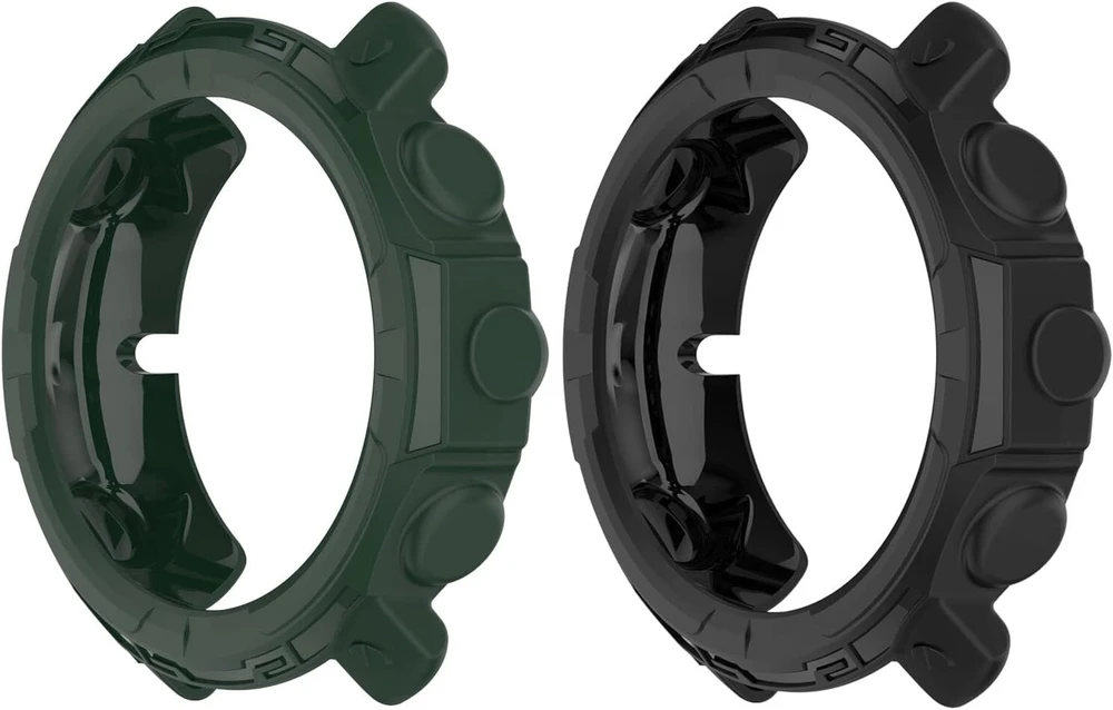 Chofit dėklai, suderinami su Polar Grit X Pro dėklu, Tpu apsauginis laikrodžio dėklo dangtelis, skirtas Grit X Pro/grit X, juodas + žalias