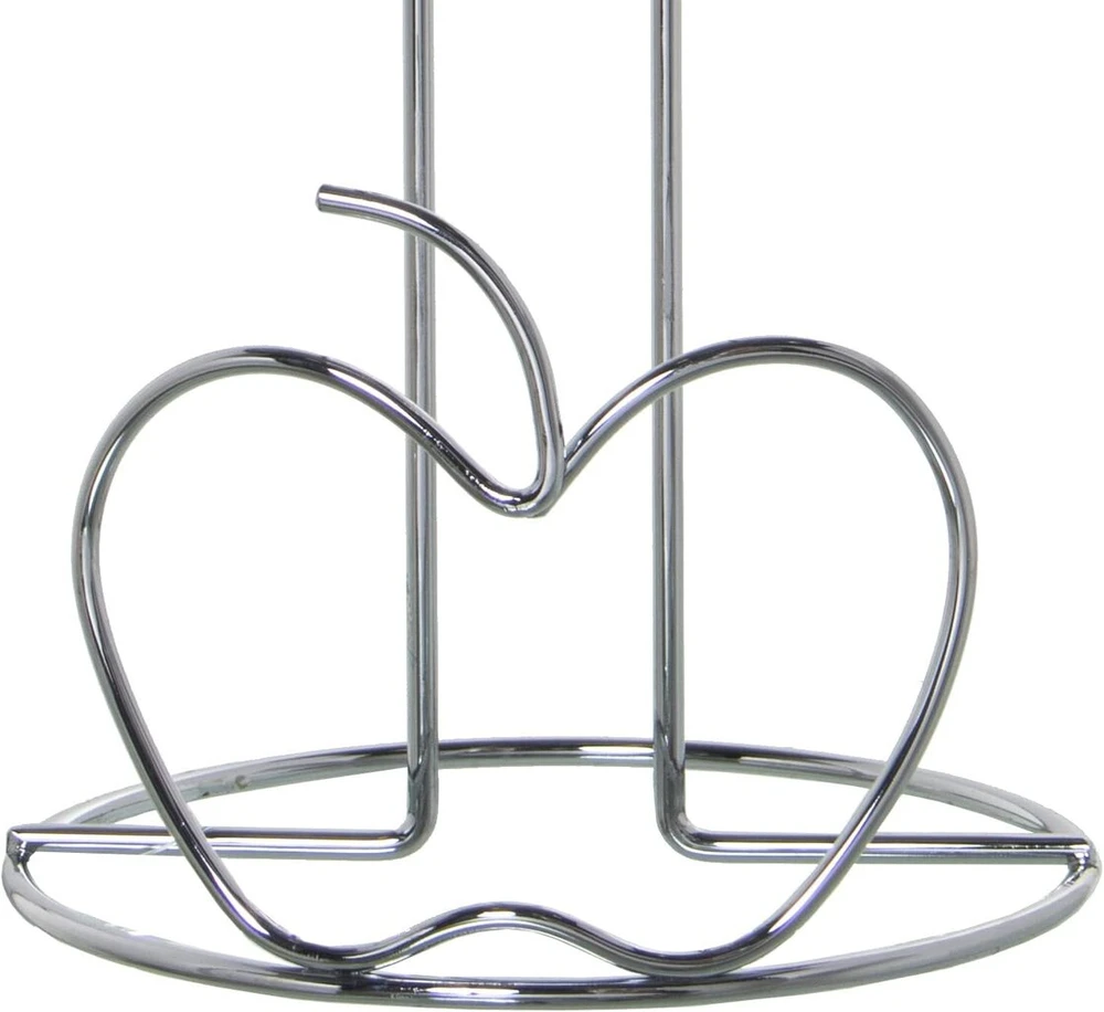 Chromuotas metalinis virtuvinis popierinių rankšluosčių laikiklis 14 x 33 cm