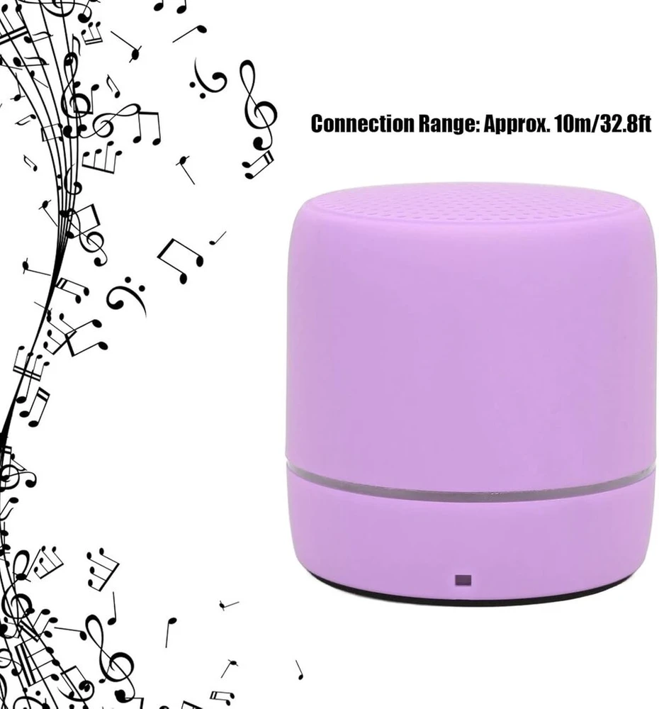 Kompiuterio kolonėlės Ciciglow Bluetooth kolonėlė, nešiojama bluetooth 5.0 kolonėlė, nešiojama belaidė stereo kolonėlė su sodriais žemaisiais dažniais ir spalvotomis šviesomis kelionėms