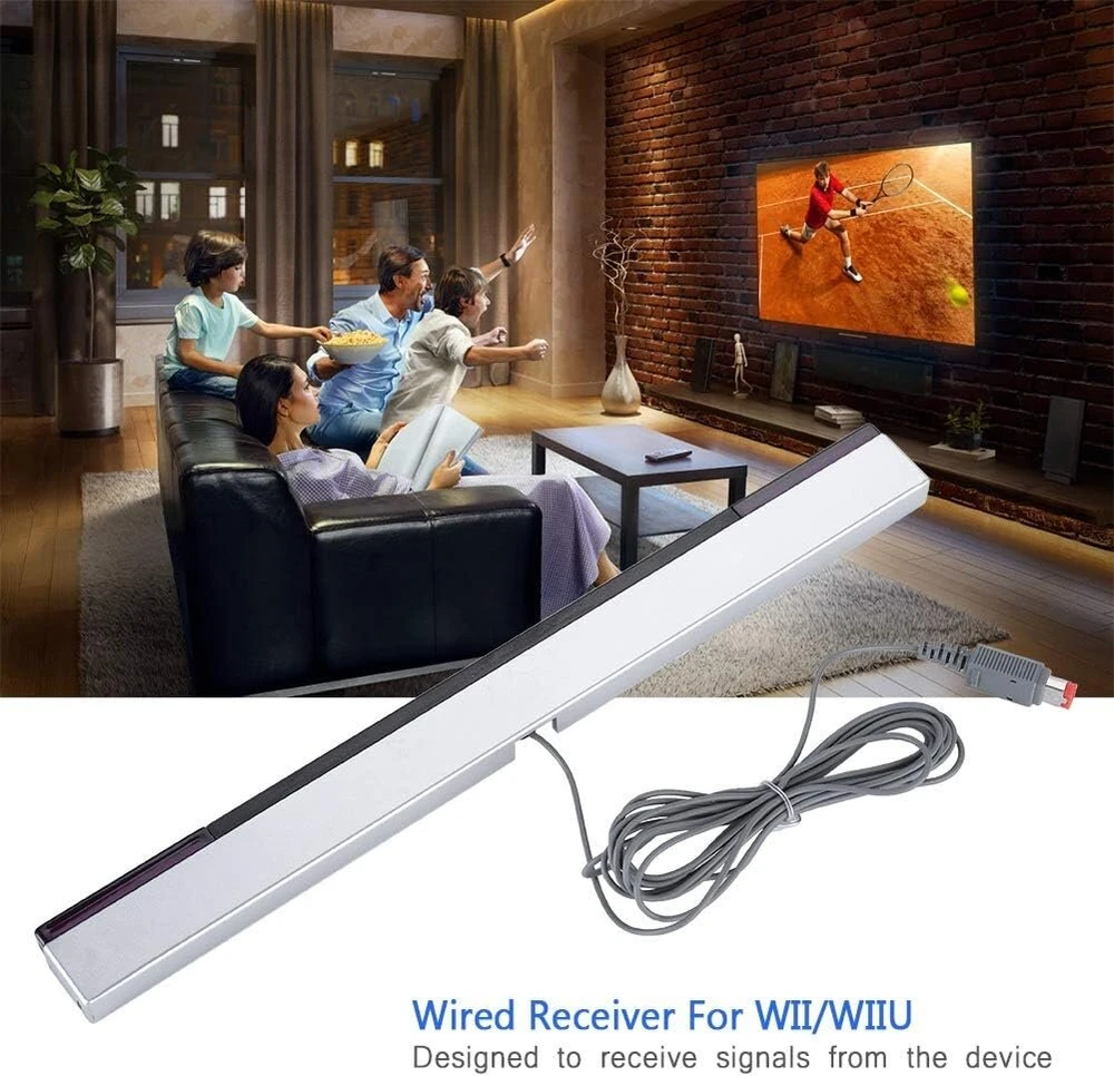 Ciciglow laidinis sensorinis ir judesio jutiklis, skirtas wii/wiiu 24,1 cm ilgio sensorinė juosta, suderinama su wii wiiu