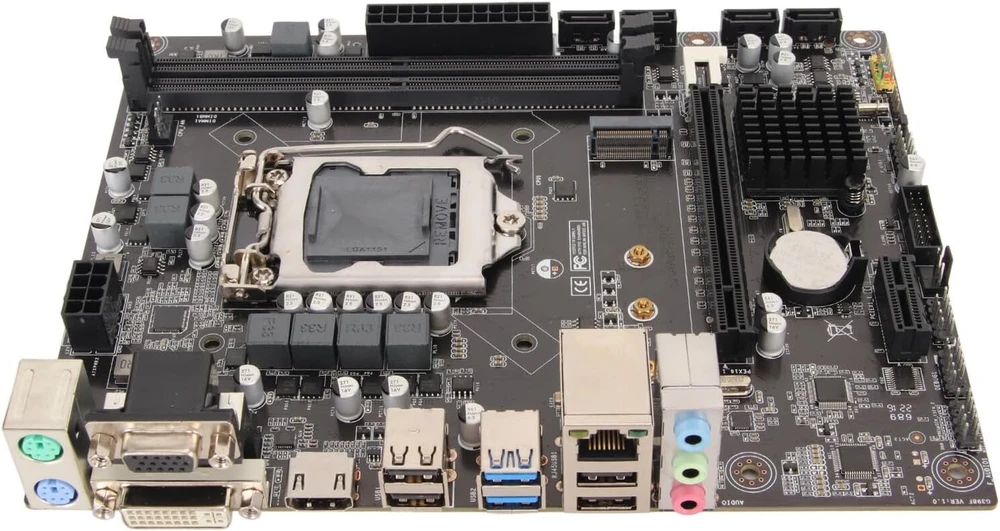 Ciciglow Lga 1155 kompiuterio pagrindinė plokštė, H310 darbalaukio kompiuterio pagrindinė plokštė, Ddr4 atmintis Pcie X16/x1 lizdai Nvme M.2 Sata 6gbs Usb3.0 2.0 Micro Atx pagrindinė plokštė