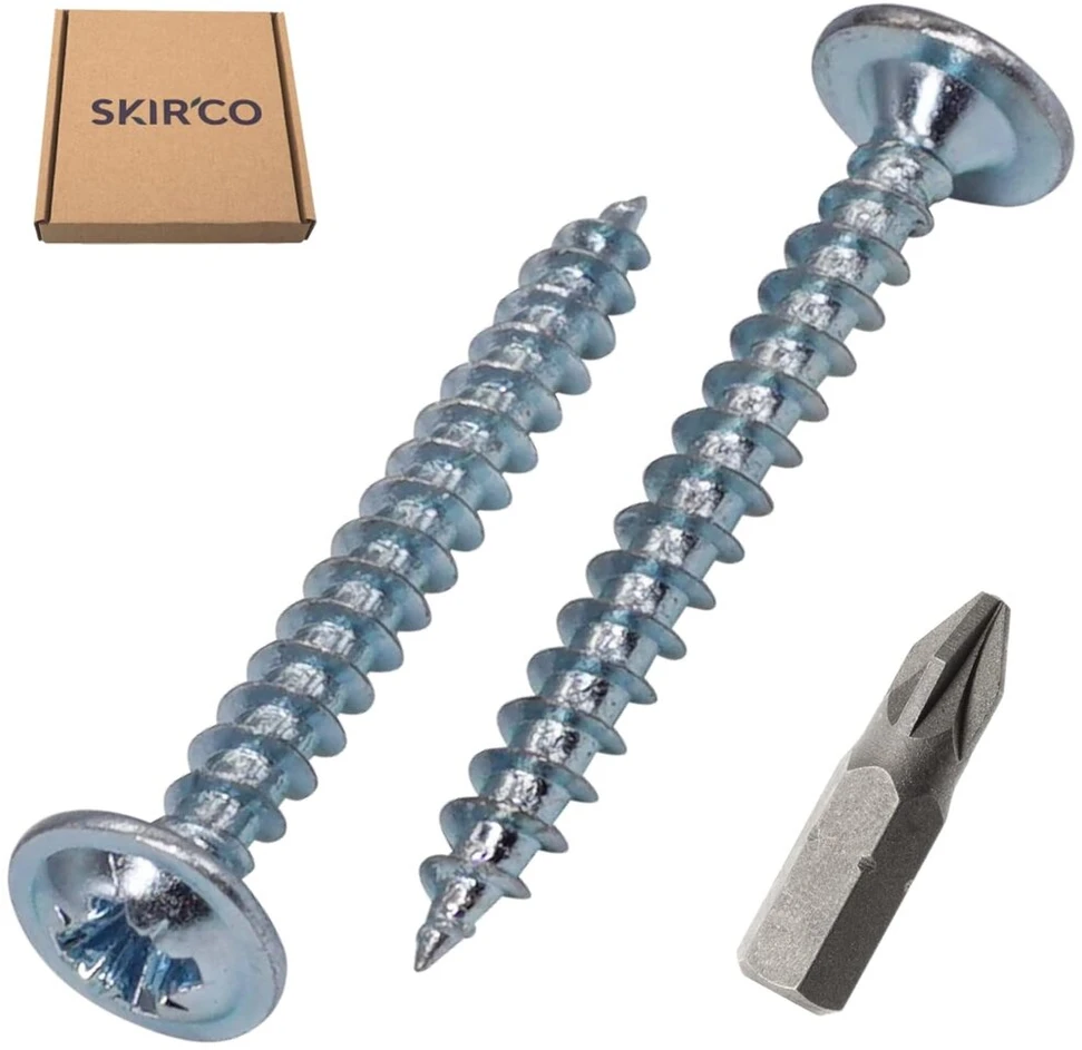 Cinkuoti medienos varžtai 3.5x30mm, 200 vnt.