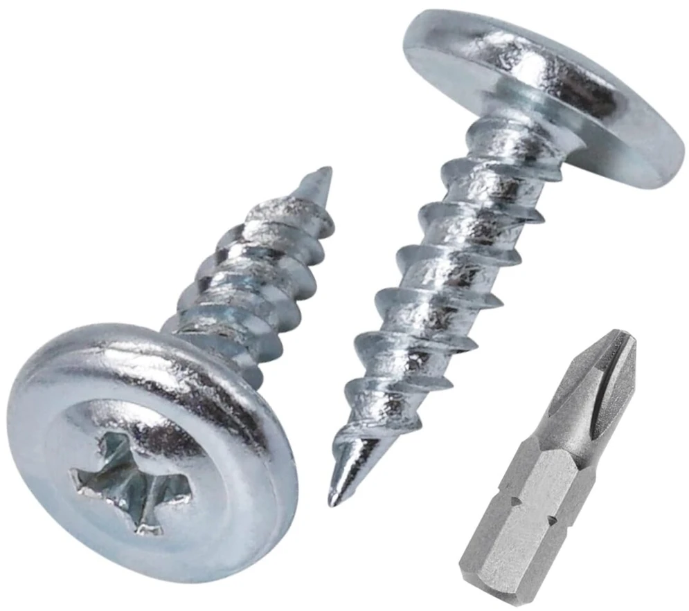Cinkuoti medžio varžtai 4.5x16mm, 250 vnt.