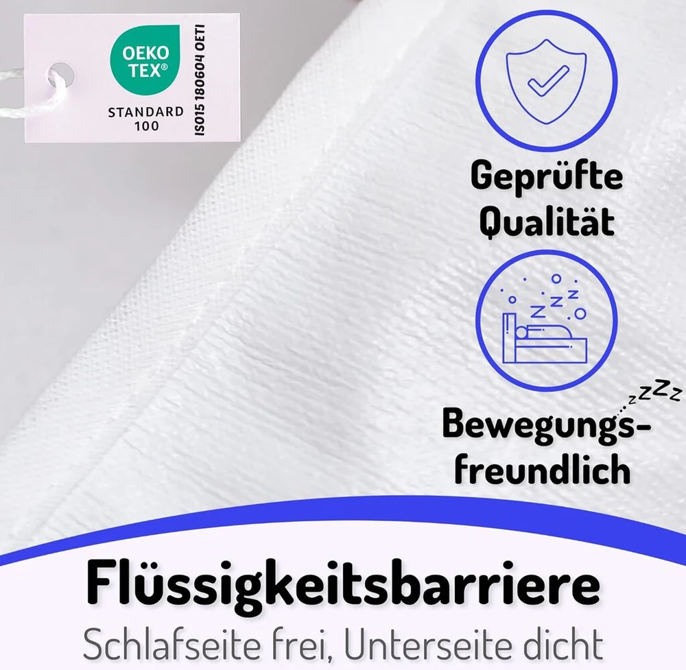 Čiužinys Čiužinio apsauga 90 x 200 cm, neperšlampama, 100% medvilnė - apsauga nuo drėgmės, neperšlampamas čiužinio apsauga, paklotas nuo šlapimo nelaikymo - neperšlampamas čiužinio apsauga nuo šlapimo nelaikymo - antčiužinis