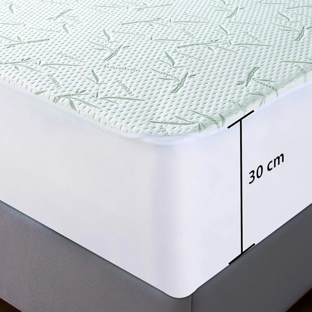 Čiužinys Čiužinio užvalkalas 100x200 cm, neperšlampamas, su gumine juosta