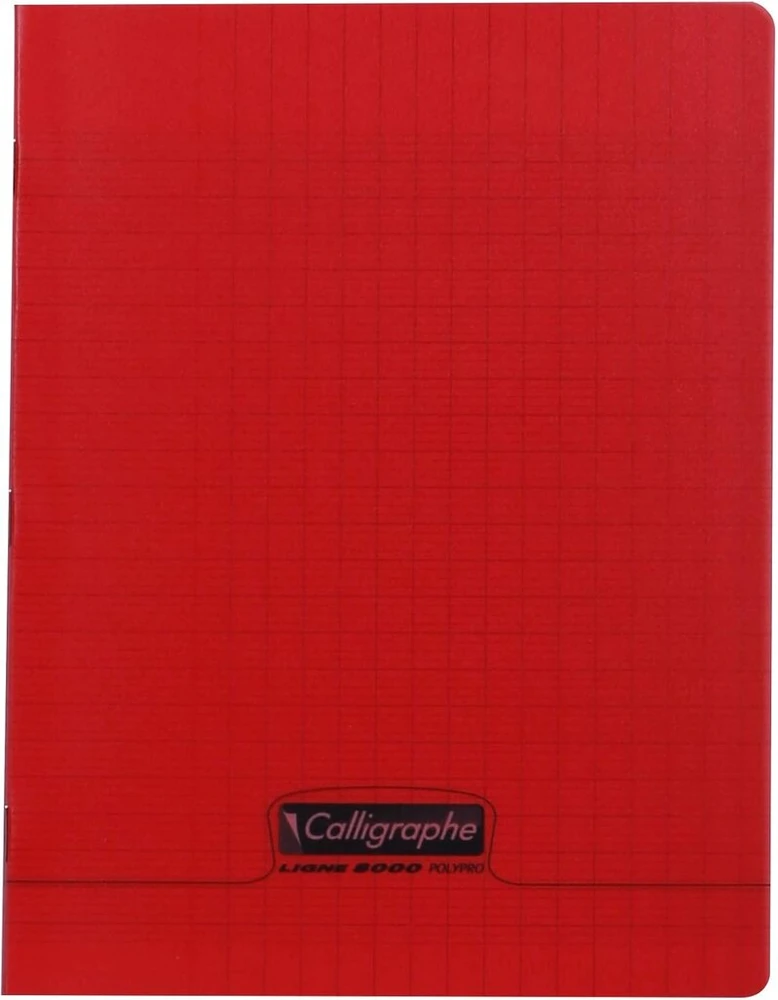 Clairefontaine Calligraphe 18030c pratybų sąsiuviniai 17 x 22 cm 24 lapai prancūziška linija 90 g įvairių spalvų 1 pakuotė