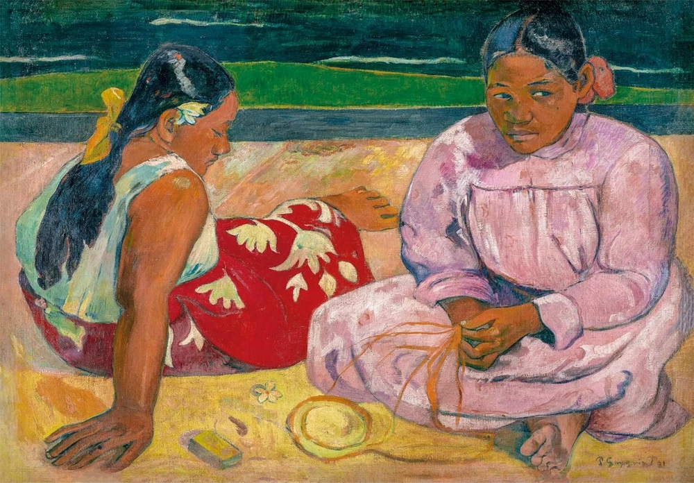 Clementoni - 39762 - Museum Collection - Gauguin, Femmes De Tahiti, dėlionė 1000 detalių suaugusiems ir vaikams nuo 10 metų, įgūdžių žaidimas visai šeimai