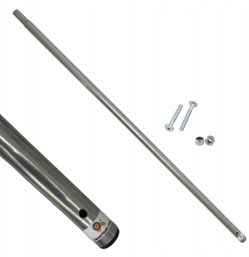 Clever Leon 120 cm apatinis batuto stulpas 1 anga + varžtai batuto vamzdis