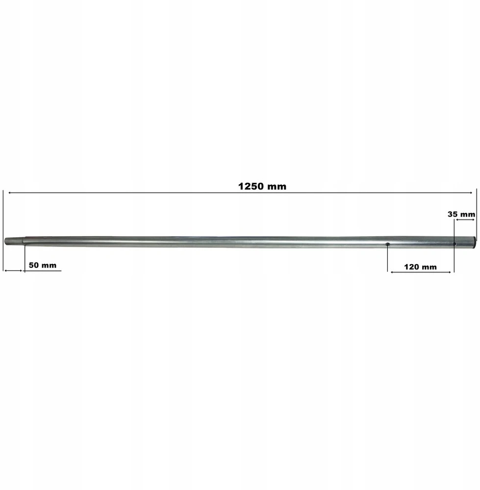 Clever Leon 125 cm ŽEMESNIO BATUTO STULPAS + VARŽTAI, atstumas 12 cm, VAMZDIS