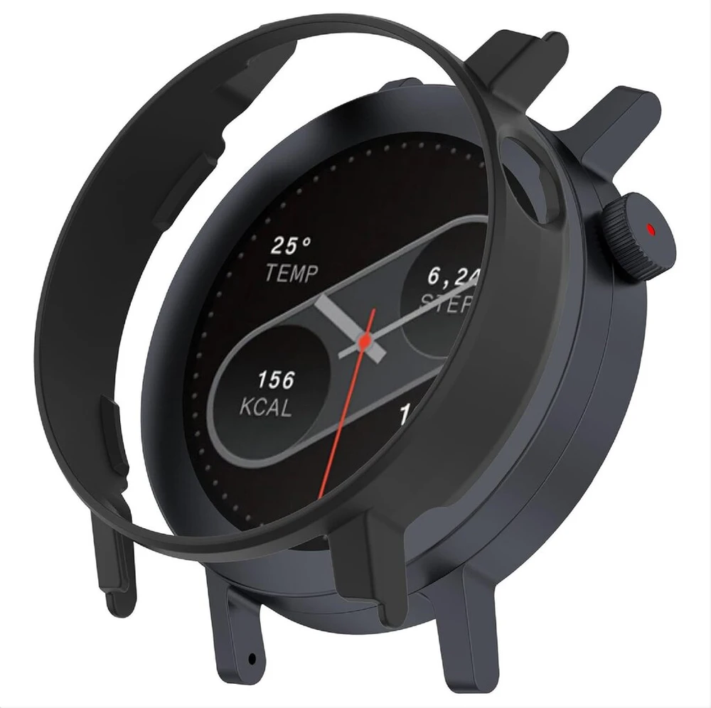 Cmf Watch Pro 2 dėklas, 2 vnt., juodas, kietas plastikas