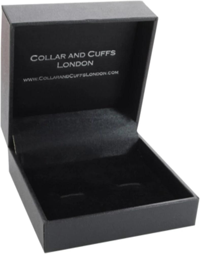 Collar and cuffs london - aukštos kokybės sąsagos su dovanų dėžute - casino token - stilingas žalvaris - sidabro, juodos ir raudonos spalvos - casino žaidimas pokeris, apvalios, žalvarinės, be akmens