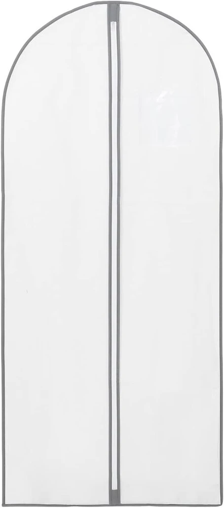 Compactor Novara drabužių užvalkalas 60 x 137 cm, baltas/pilkas