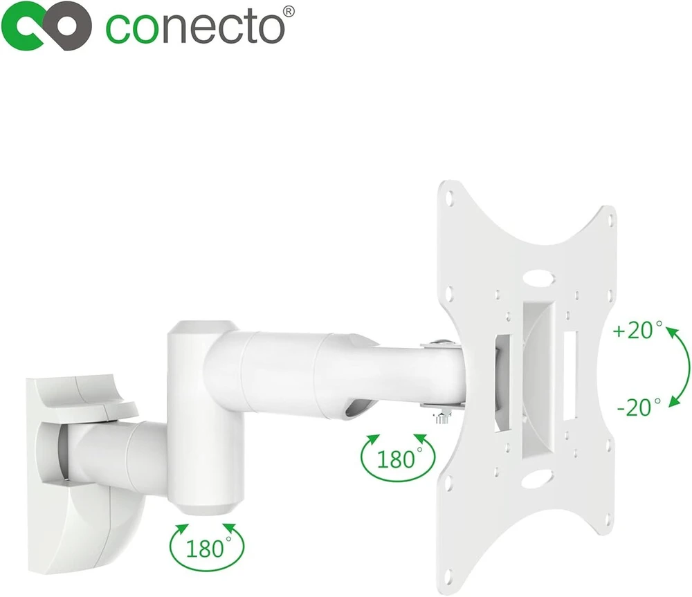 Conecto Sa-cc50252-v2 Sieninis Laikiklis Monitoriams/tv Iki 42" Balta