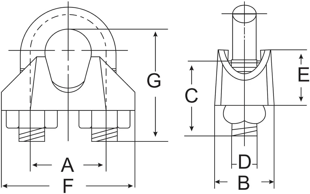 Constrabo 20 x vielinių lynų spaustuvai, din 741, dydis 3 mm, cinkuoto plieno spaustuvas, lynų spaustuvas, lanko formos plieniniam lynui, virvei, vielai, vieliniam lynui, vielinio lyno spaustuvas, vielinių lynų spaustuvai, lynų spaustuvai