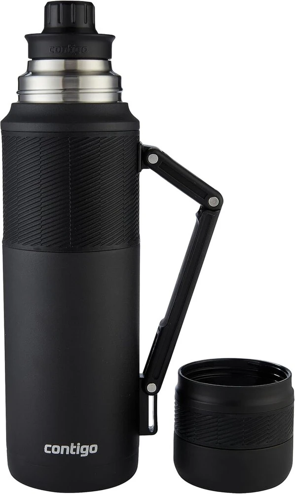 Contigo Termosinė Kolba 1200 ml, Nerūdijančio Plieno, Matinė Juoda