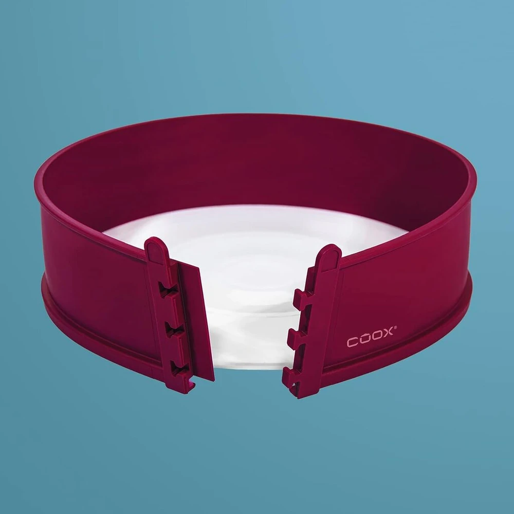 Coox Torto forma su porceliano pagrindu, 26 cm, tamsiai raudona