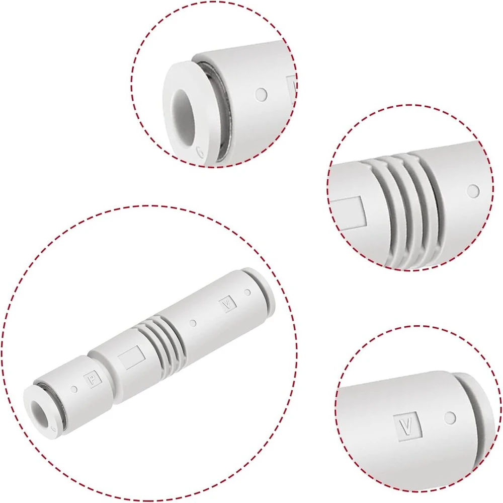 Cozeri Zu05s Pneumatinis išstūmėjas, galingas, 6 mm vieno prisilietimo vamzdžio tipo pneumatinis vakuuminis generatorius, vamzdinis vakuumas, didelis vakuumo našumas, kompaktiškas ir patikimas pneumatinėms sistemoms