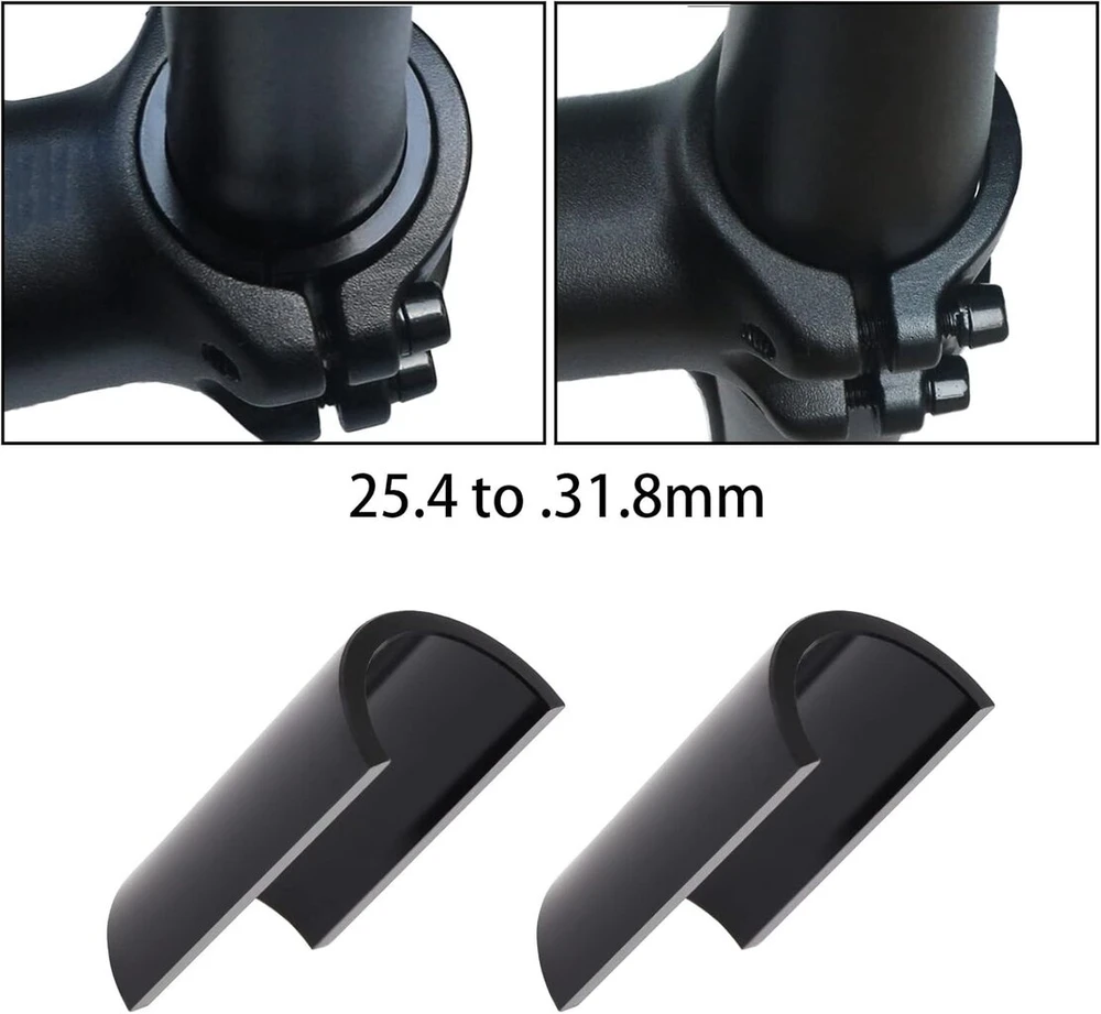 Create idea 1 rinkinys dviračio vairo poveržlės nuo 25,4 mm iki 31,8 mm dviračio vairo tarpiklis pagamintas iš aliuminio lydinio juodos spalvos dviračio vairo adapteris