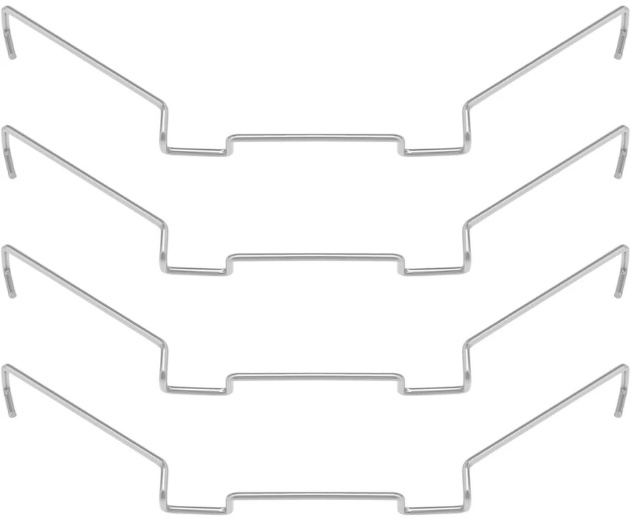 Create idea 4 vnt. 9 cm cpu aušintuvo ventiliatoriaus vielos sagtis, nerūdijančio plieno kompiuterio cpu ventiliatoriaus spaustukai viršutinis kabliukas, skirtas tuščiavidurio veleno ventiliatoriui, suderinamas su Jonsbo Cr1400 Cr1200