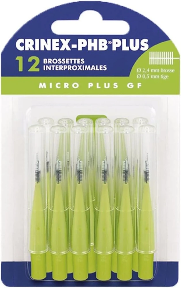 Dantų šepetėlis Crinex Phb Plus Micro Plus 0.9 12 tarpdančių šepetėlių