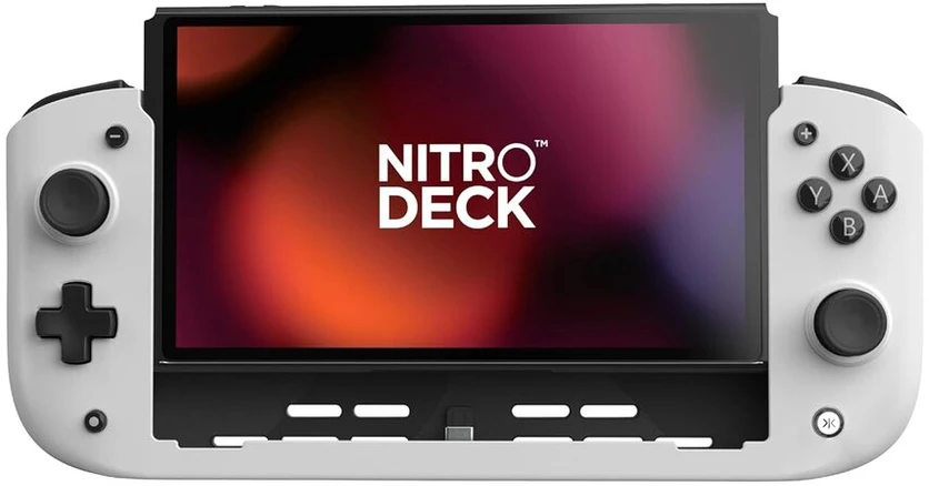 Crkd - Nitro Deck, skirtas Switch ir Oled Switch (baltas) (int)