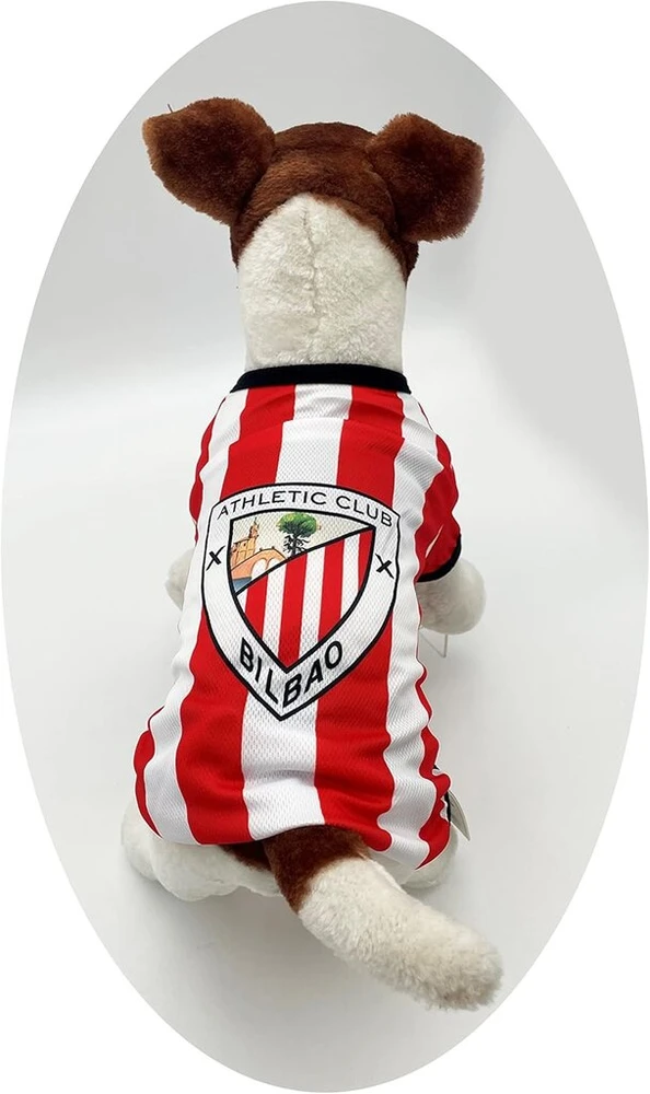 Cyp Brands Sh-01xl-ac Poliesterinis marškinėlis šuniui Athletic Club su dryžiais, Xl dydis, raudona/balta, Xl