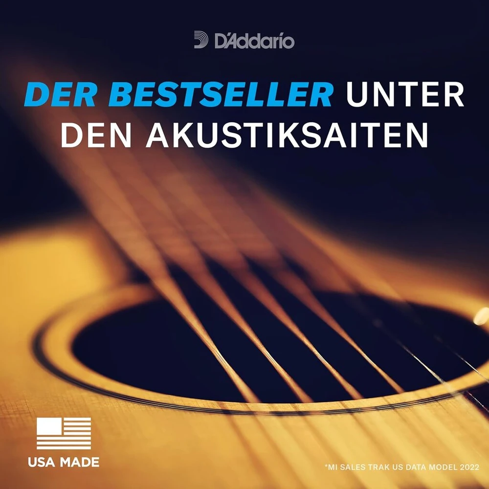 D'addario Fosforo Bronzos Akustinės Gitaros Stygos