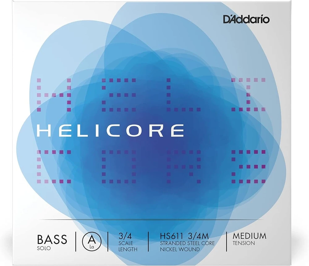 D'addario Helicore 3/4 dydžio Medium Tension Solo bosinė A stygą