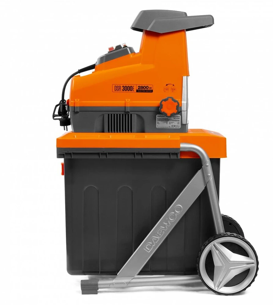Daewoo elektrinis smulkintuvas/skiediklis šakoms su malimo krepšiu 2800w iki 44mm
