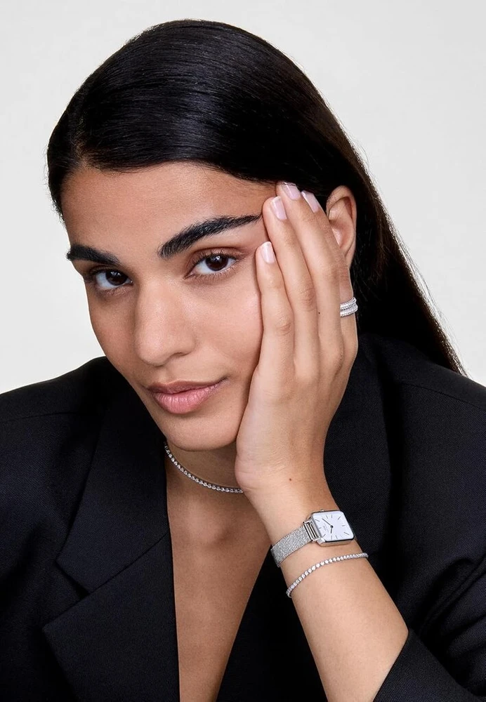 Daniel Wellington Quadro laikrodis, rožinio aukso spalvos nerūdijantis plienas (316l)