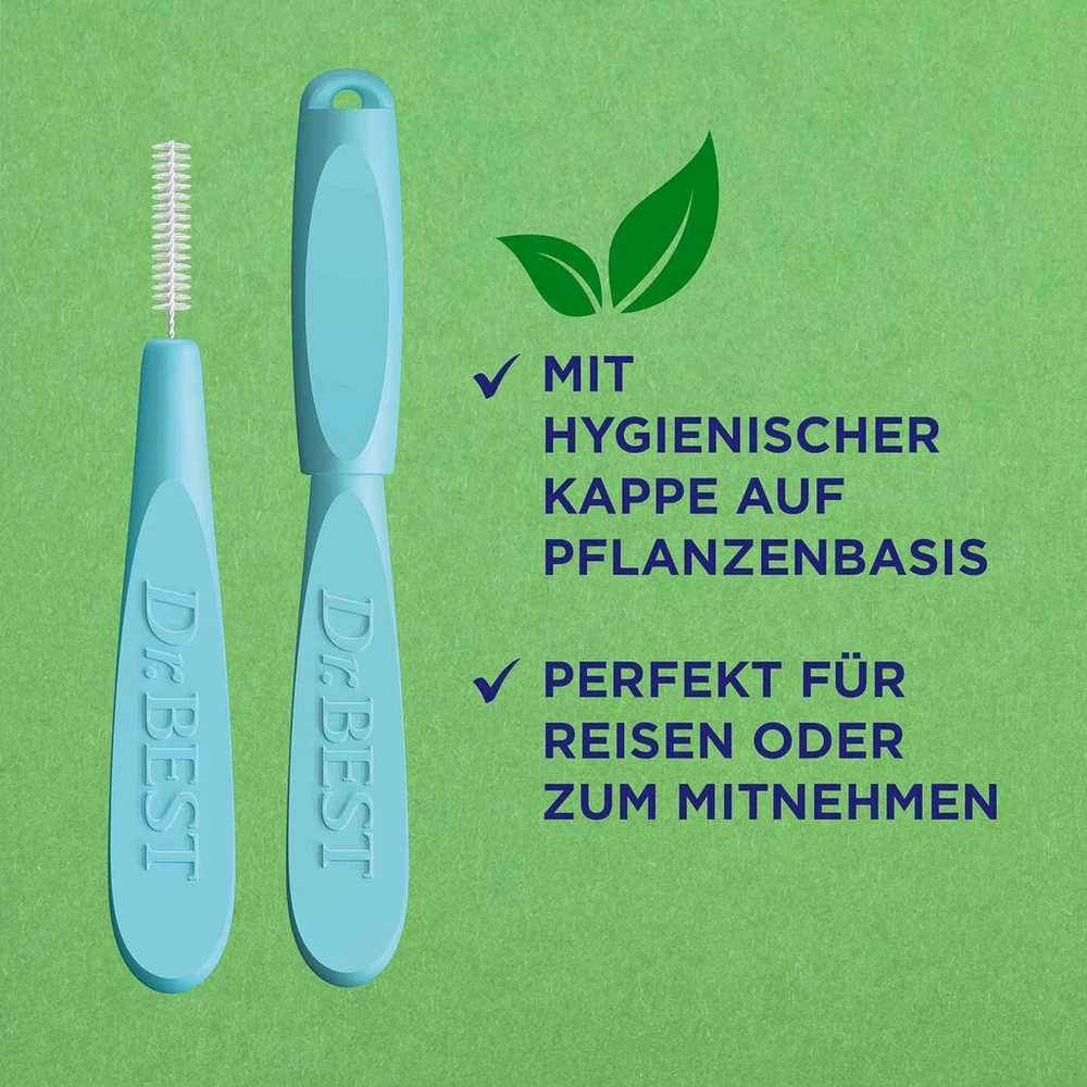 Dantų šepetėlis Dr. Best Greenclean Interdental Xxl pakuotė 0,4 mm Iso 0, 30 vnt.
