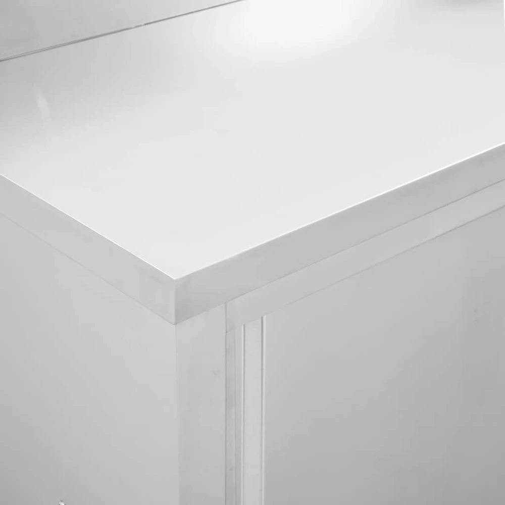Darbastaliai su stumdomom durim, 2vnt., 200x50x95cm, plienas