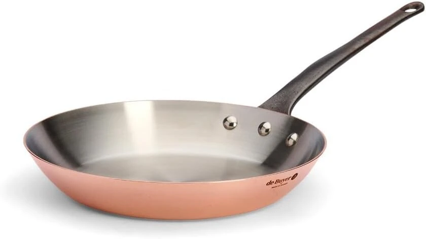 De Buyer Inocuivre varinė nerūdijančio plieno keptuvė, 28 cm
