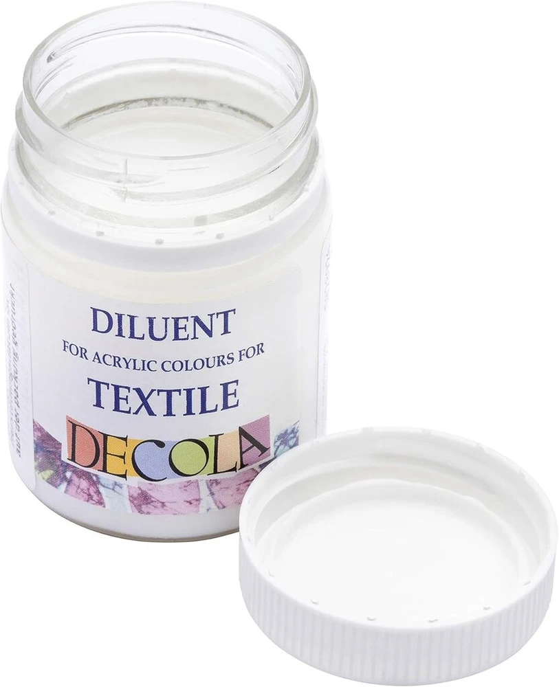 Decola skiediklis tekstilės dažams, 50 ml, spalvų skiediklis tekstilei, pagamintas Nevskaya Palitra