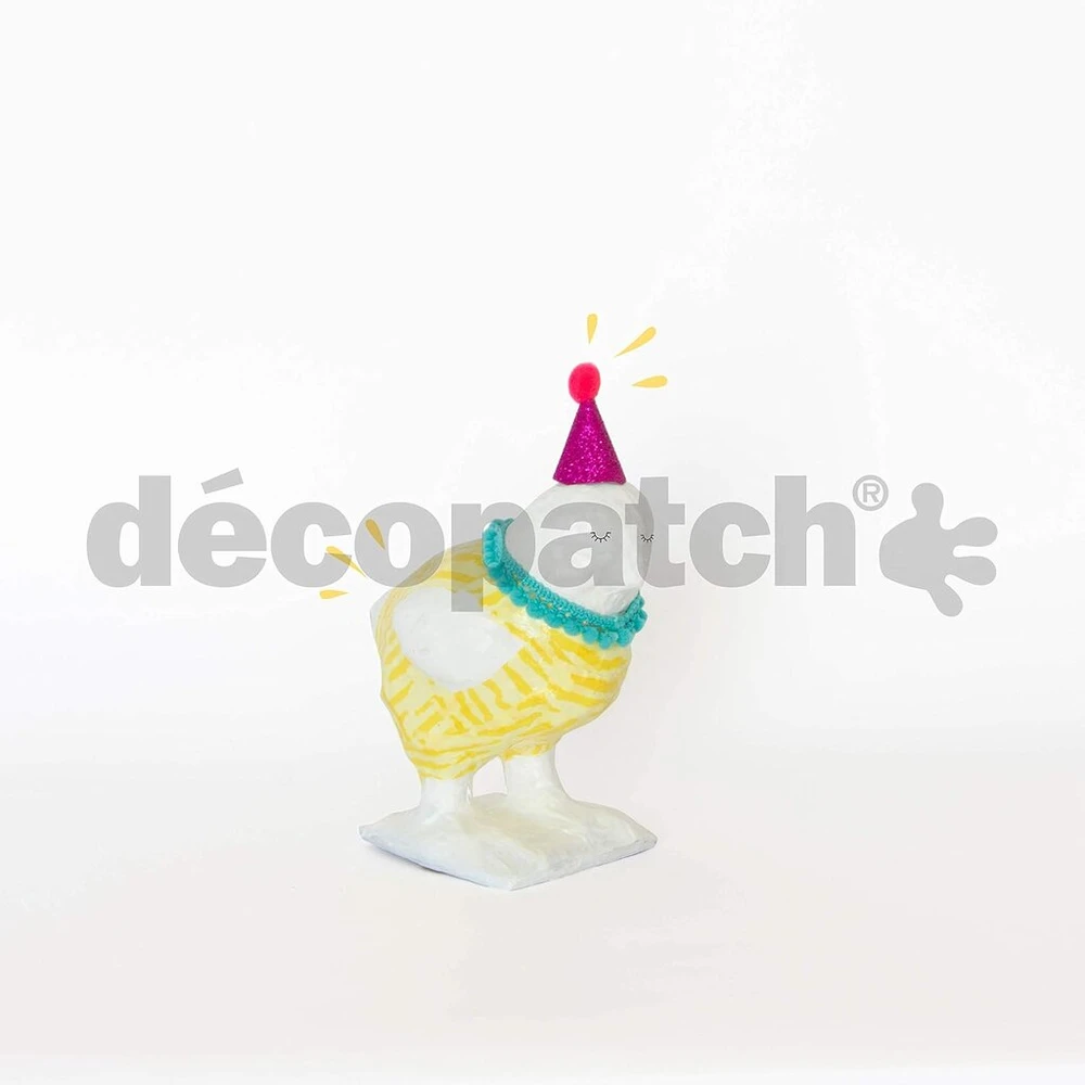 Decopatch Décopatch Sa208c Mache viščiukas mažas 11.5 x 8 x 12.5 cm pritaikomas 1 vnt