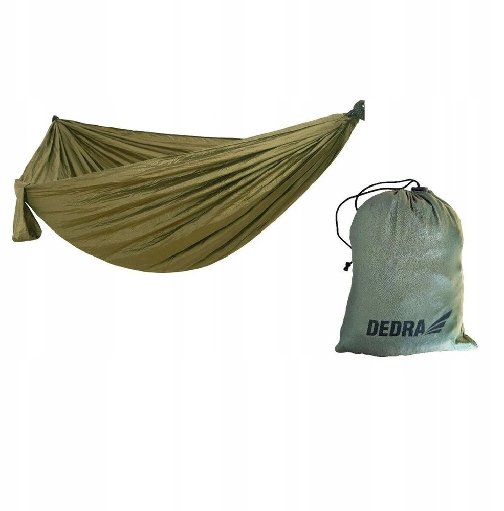 Dedra turistinis hamakas survival 270x140cm nailonas 210t + krepšys n1035