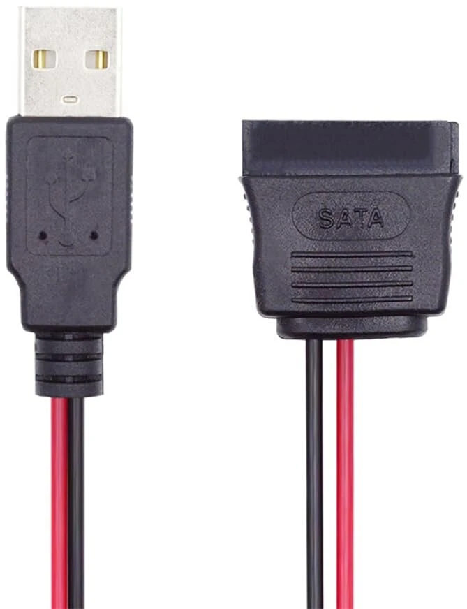 Default Usb 2.0 į Sata 15-pin maitinimo laidas 2.5" Hdd/ssd