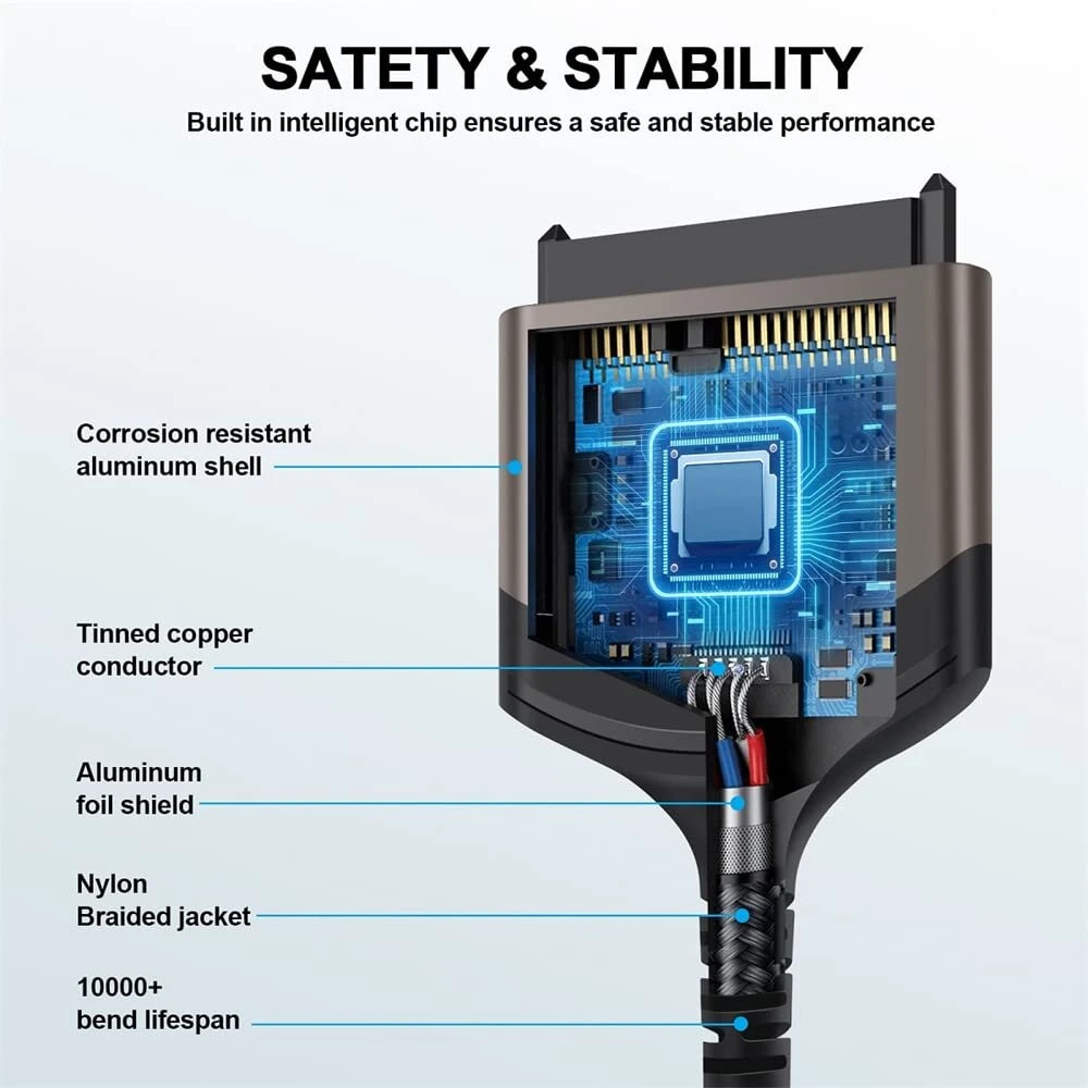 Default Usb 3.0 į Sata adapterio kabelis 2.5" Hdd/ssd