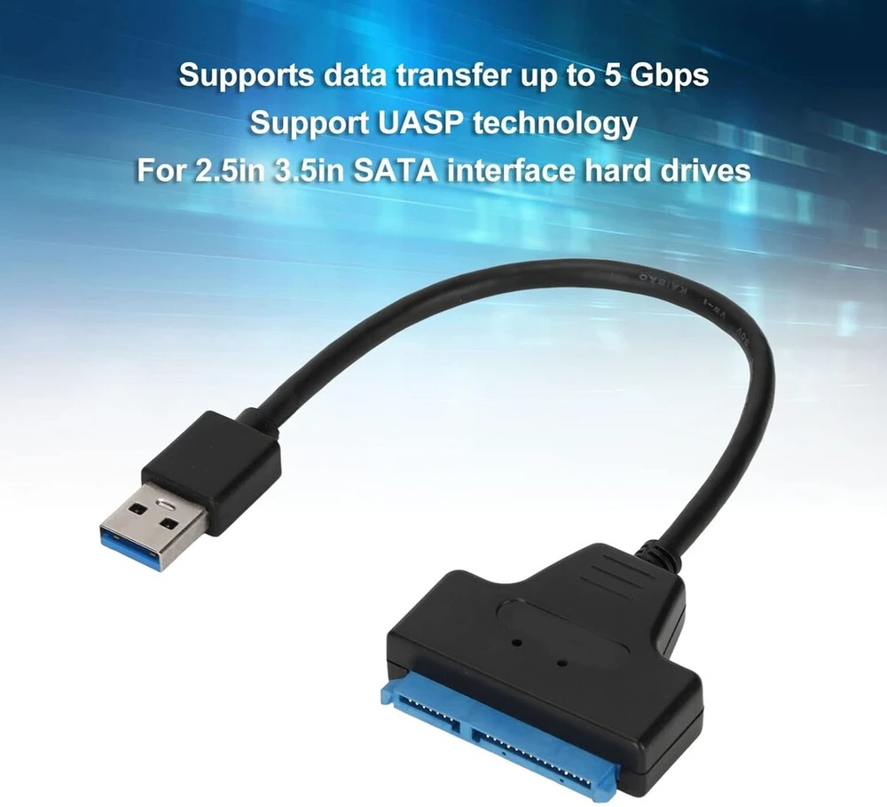 Default Usb 3.0 į Sata adapteris 2.5" Ssd/hdd, 3.5" Hdd, Uasp