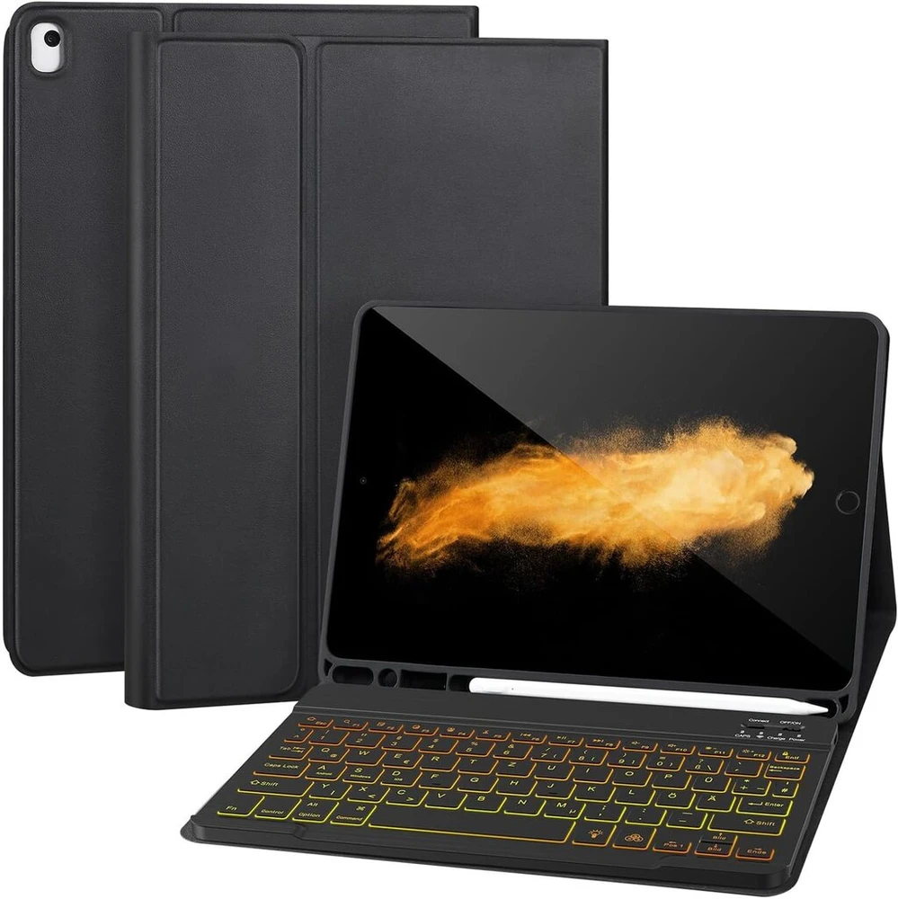 Dėklas su Bluetooth klaviatūra Ipad 10.2" (9/8/7 kartos)